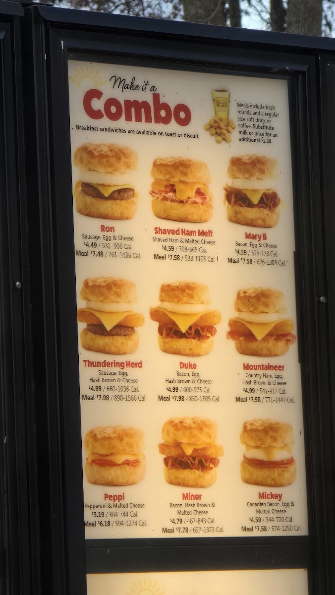 Tudor's Biscuit World Photo Menu 3