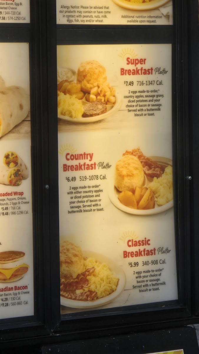 Tudor's Biscuit World Photo Menu 7