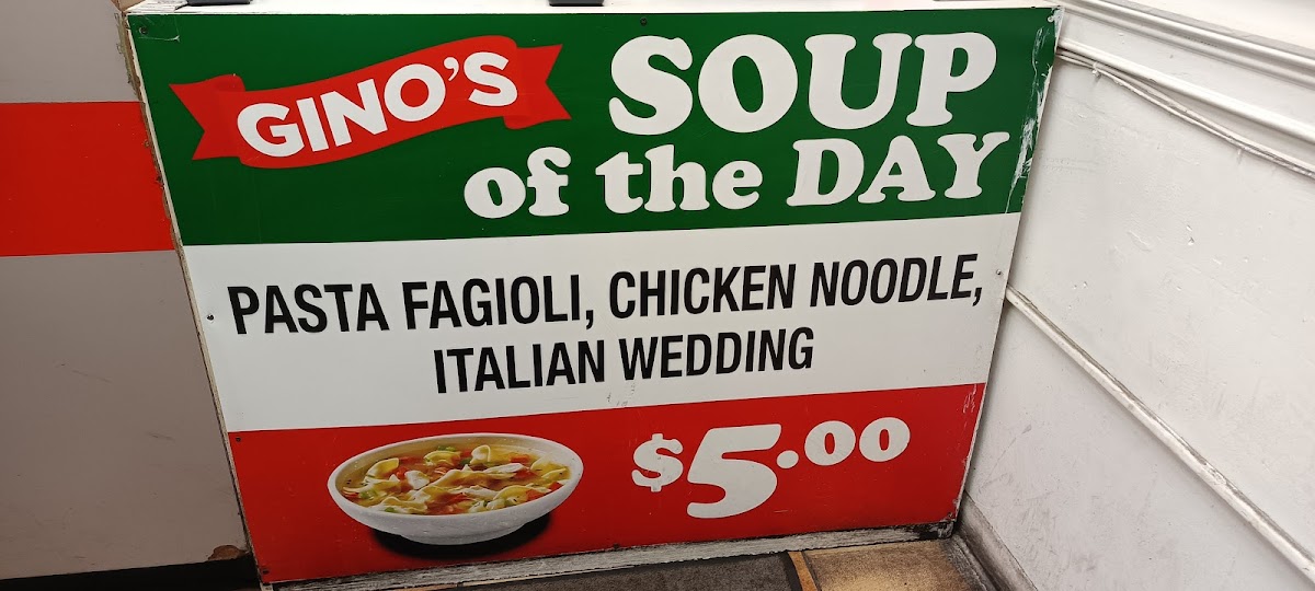 Gino's Pizza Photo Menu 2