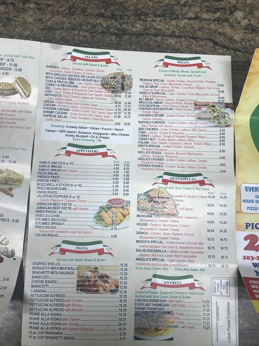 Gino's Pizza Photo Menu 7