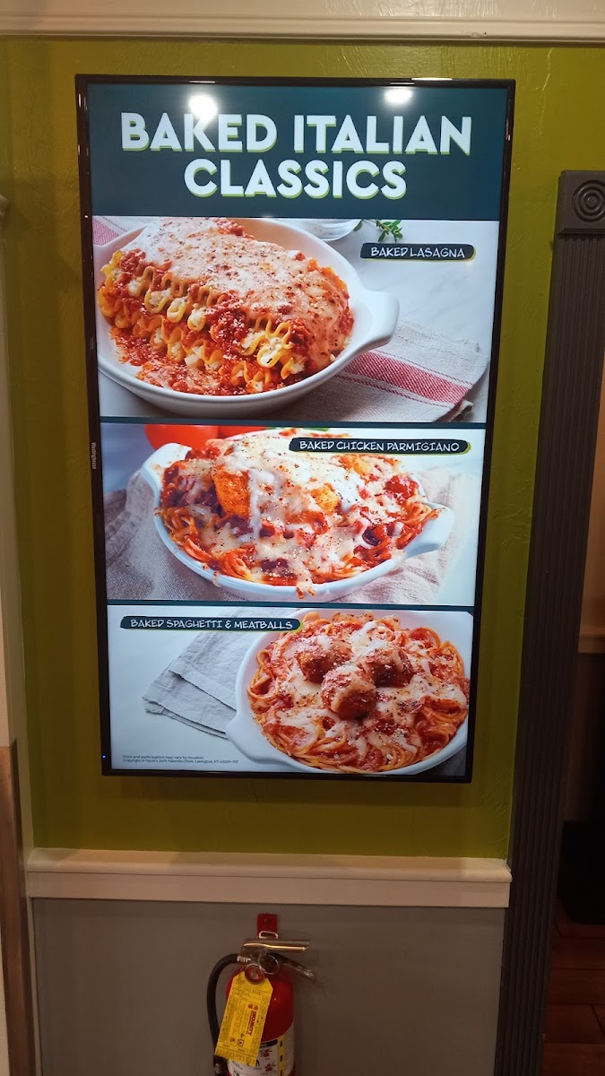 Fazoli's Photo Menu 8