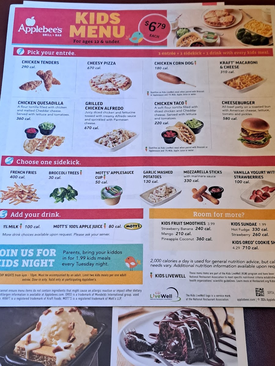 Applebee's Grill + Bar Photo Menu 9