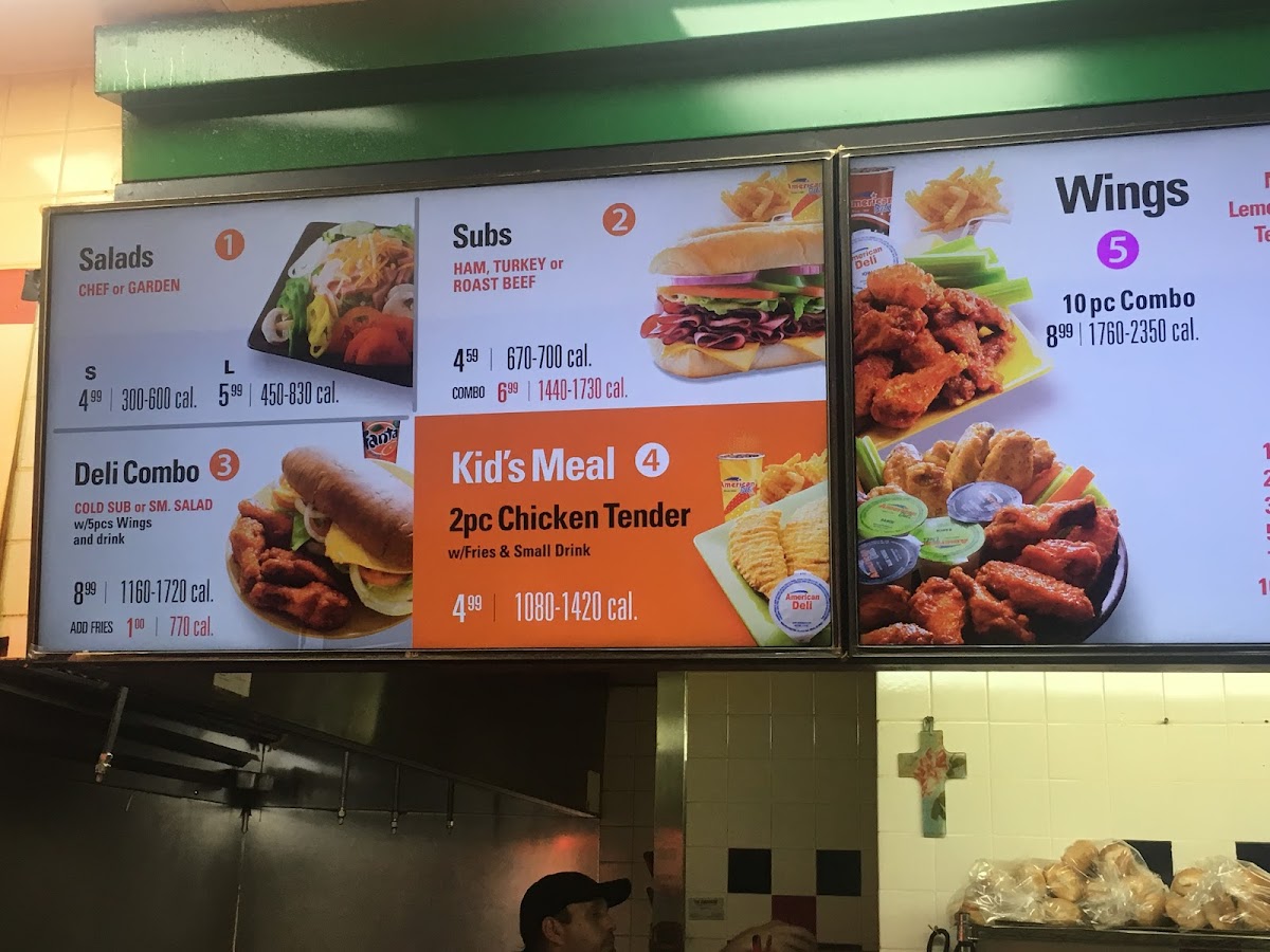 American Deli Photo Menu 2