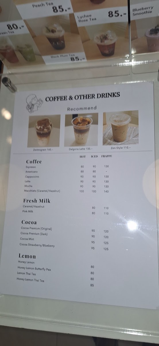 Zen Cafe Photo Menu 1