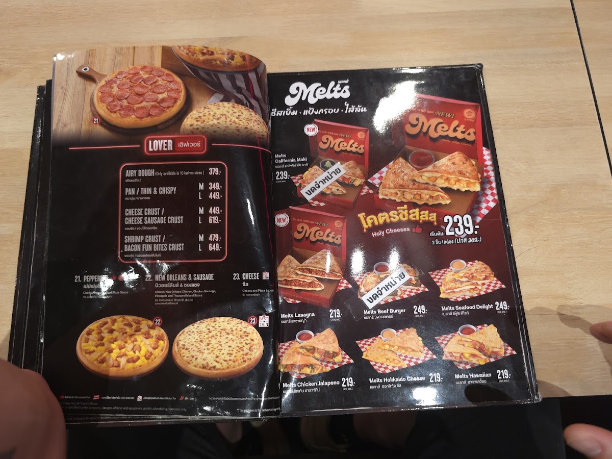Pizza Hut Photo Menu 3