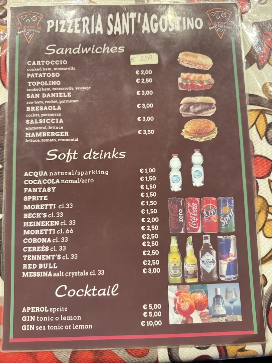 Pizzeria Sant’Agostino Photo Menu 3