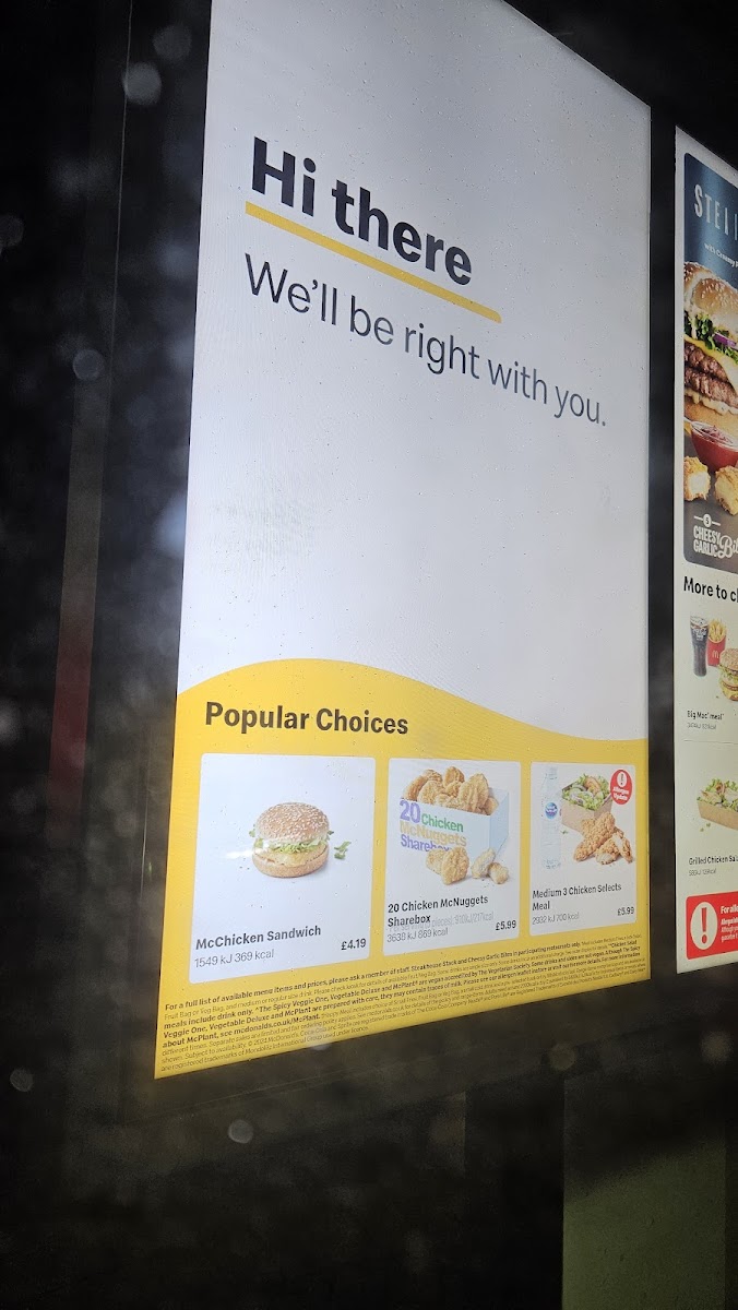McDonald's Photo Menu 5