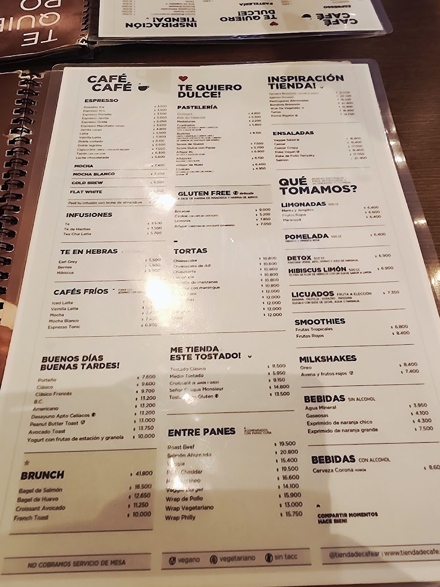 Tienda de Cafe Photo Menu 3