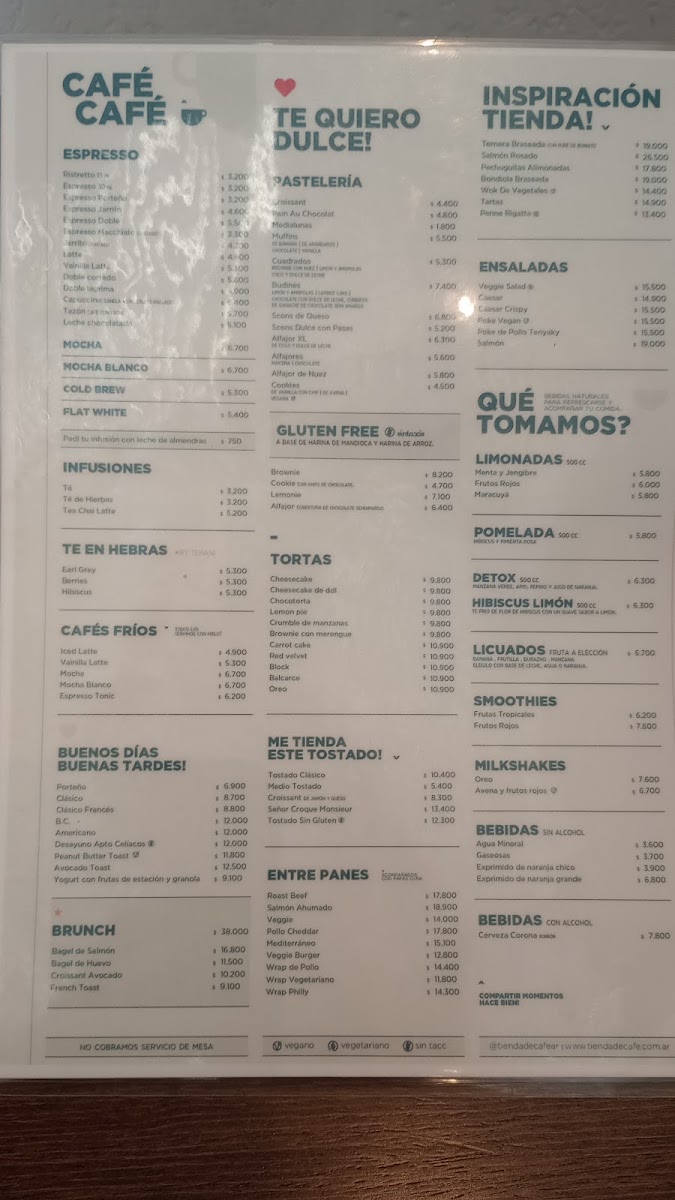 Tienda de Cafe Photo Menu 4