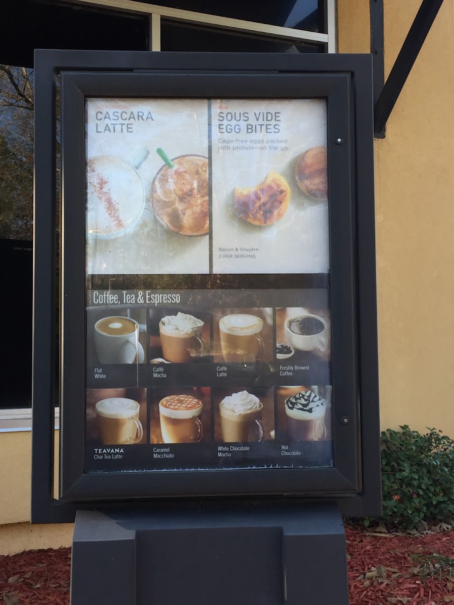 Starbucks Photo Menu 1
