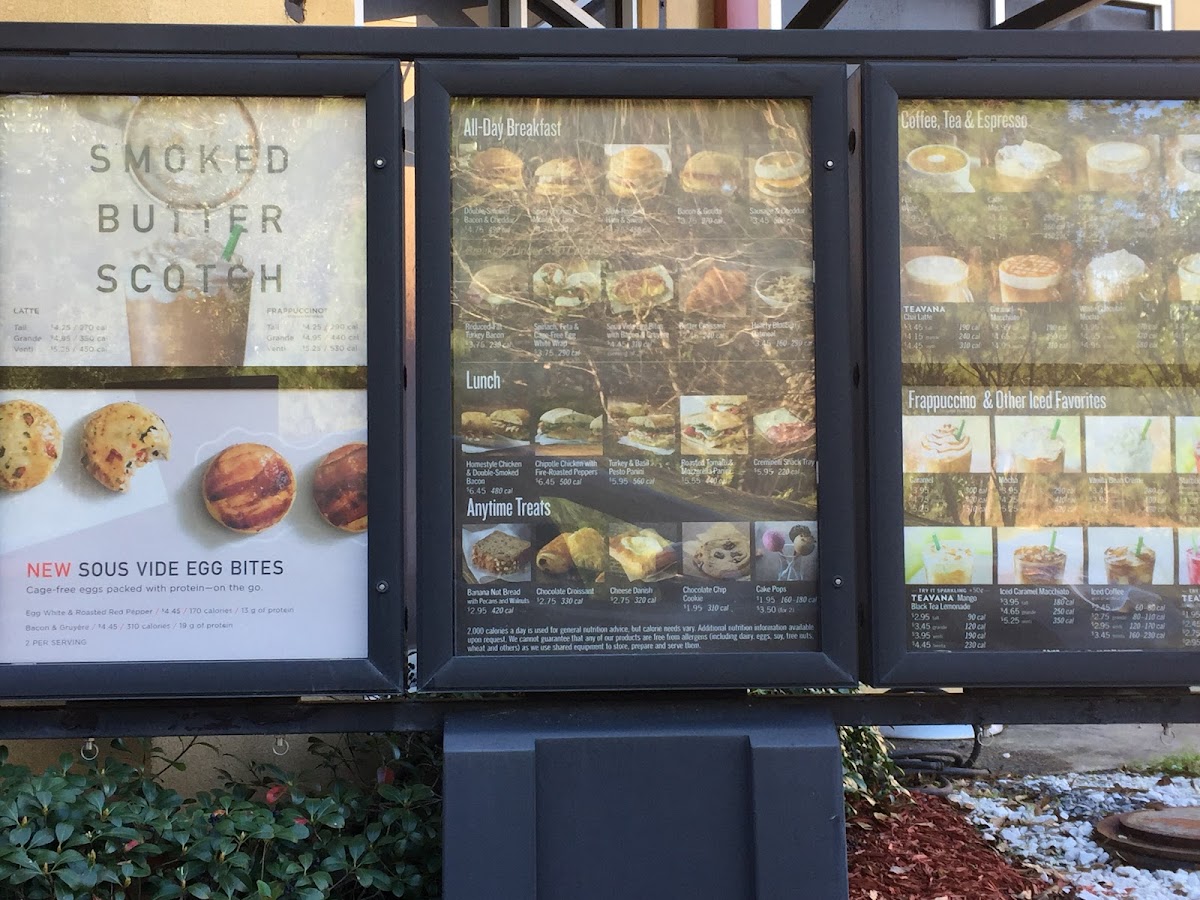 Starbucks Photo Menu 3