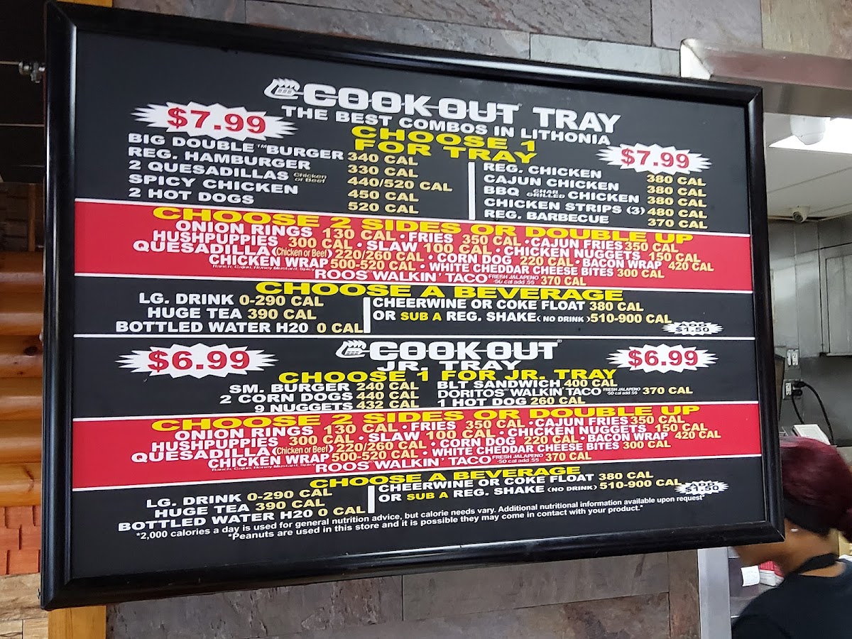 Cook Out Photo Menu 1