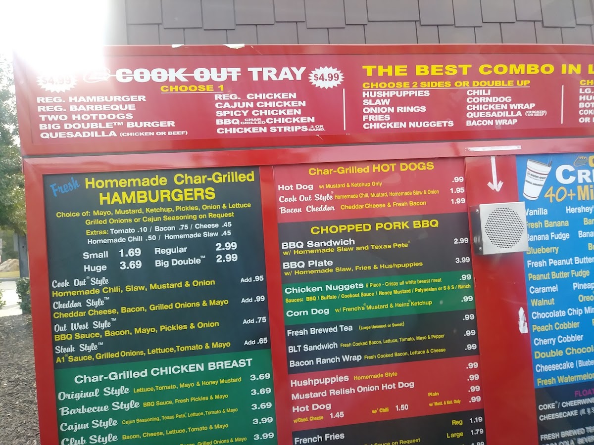 Cook Out Photo Menu 9