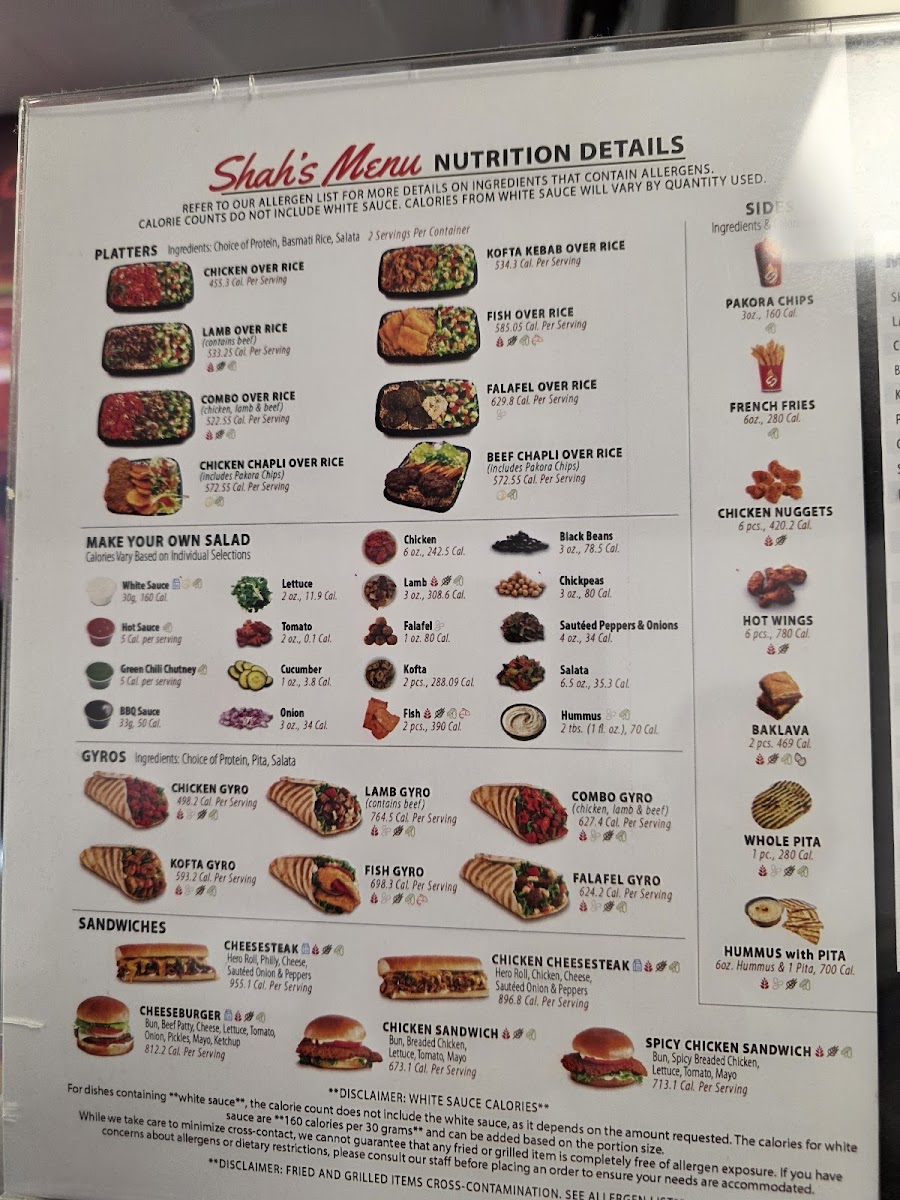 Shah's Halal Food Photo Menu 4