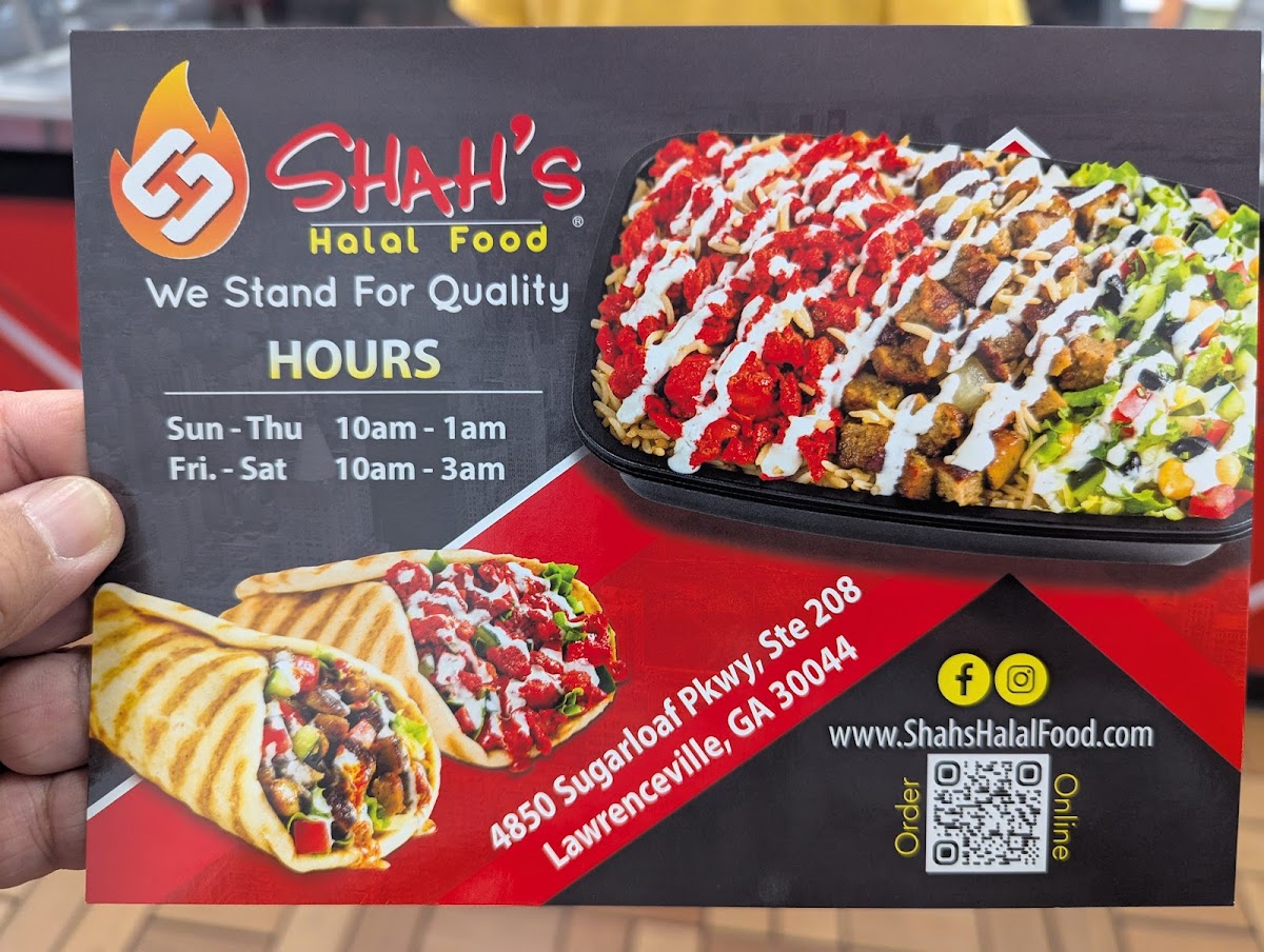 Shah's Halal Food Photo Menu 9