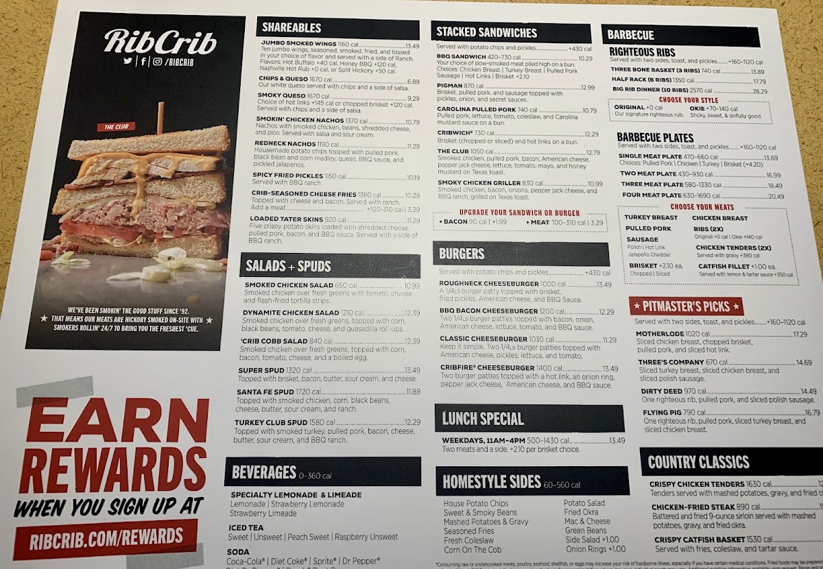 RibCrib BBQ Photo Menu 1