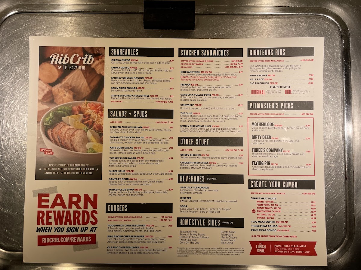 RibCrib BBQ Photo Menu 2