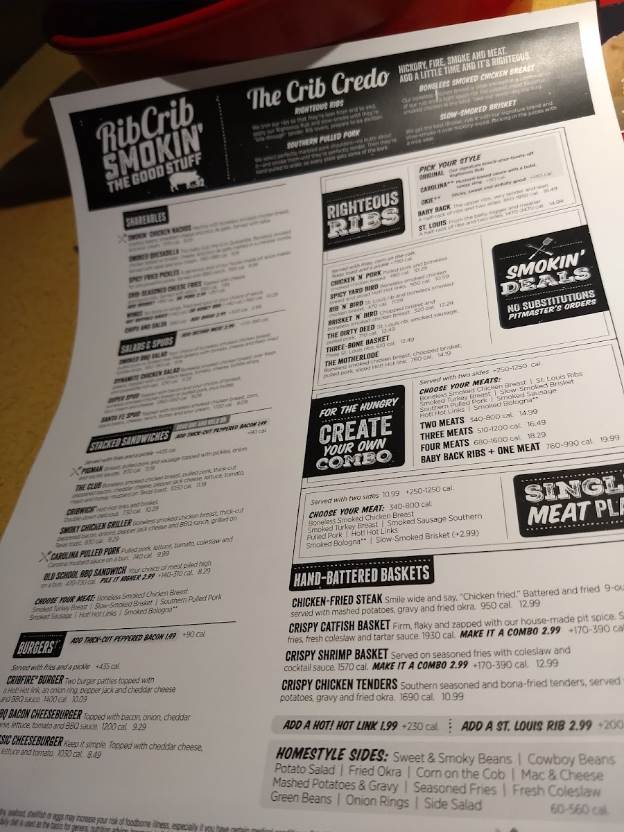 RibCrib BBQ Photo Menu 5