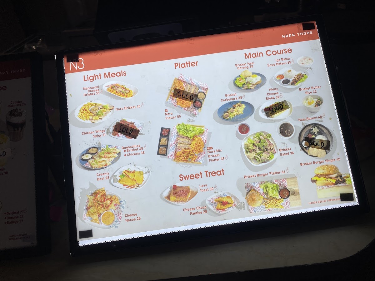 Cafe Nara Three Photo Menu 4