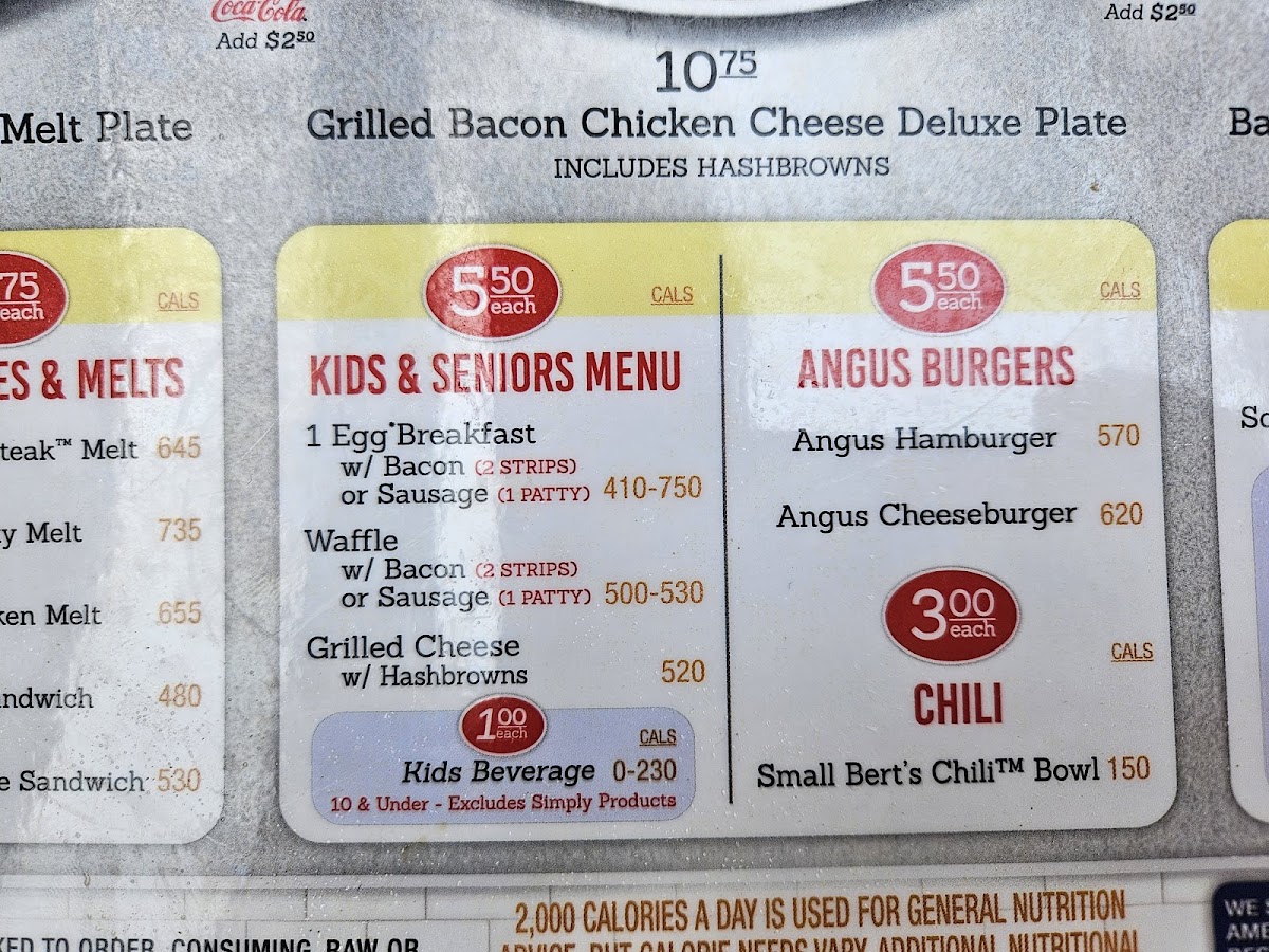 Waffle House Photo Menu 10