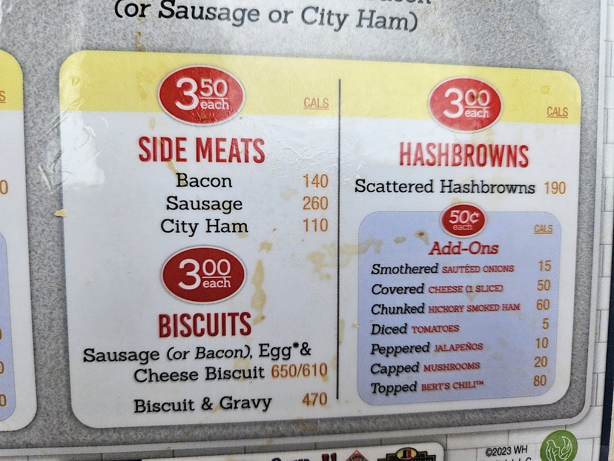 Waffle House Photo Menu 9