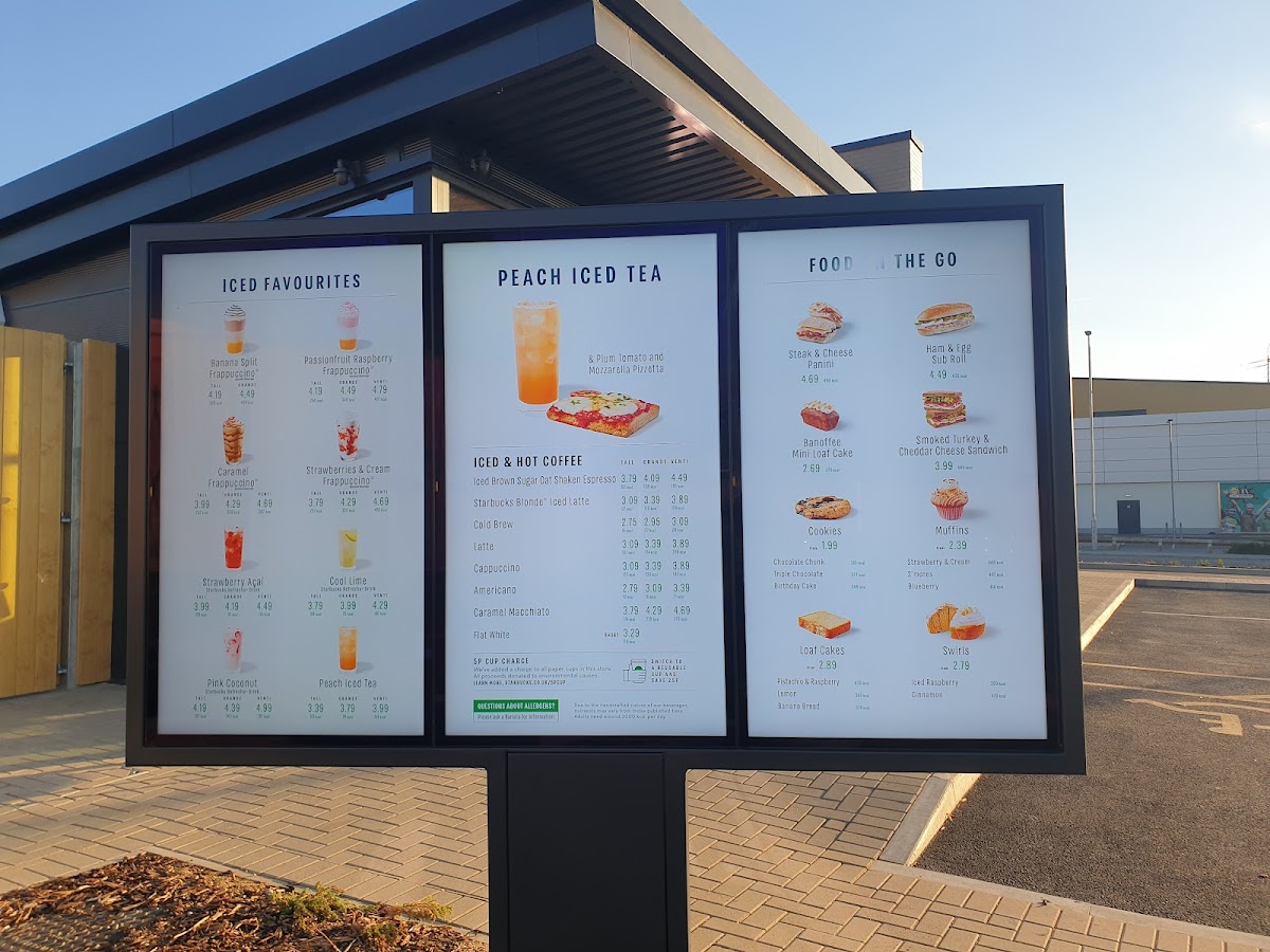 Starbucks Photo Menu 1