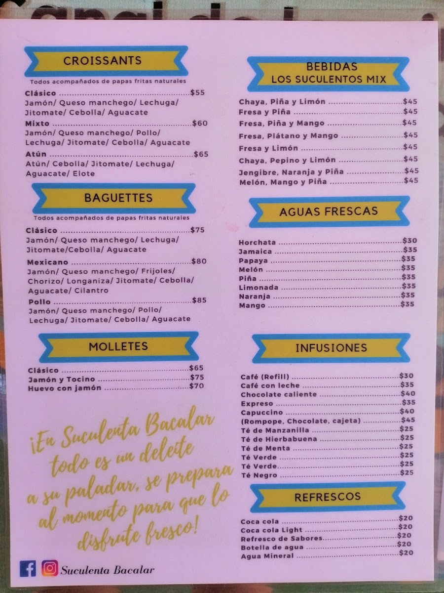 Suculenta Bacalar Photo Menu 3