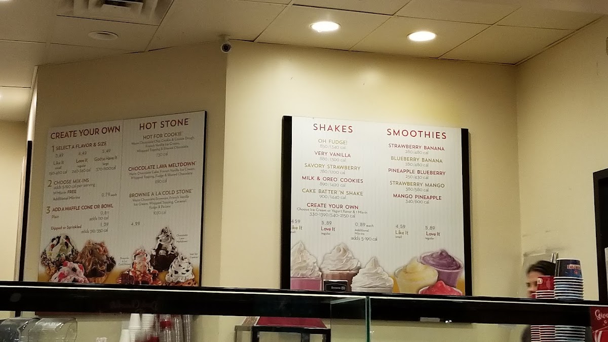 Cold Stone Creamery Photo Menu 5