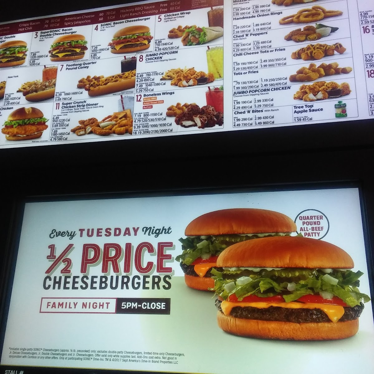 Sonic Drive-In Photo Menu 3