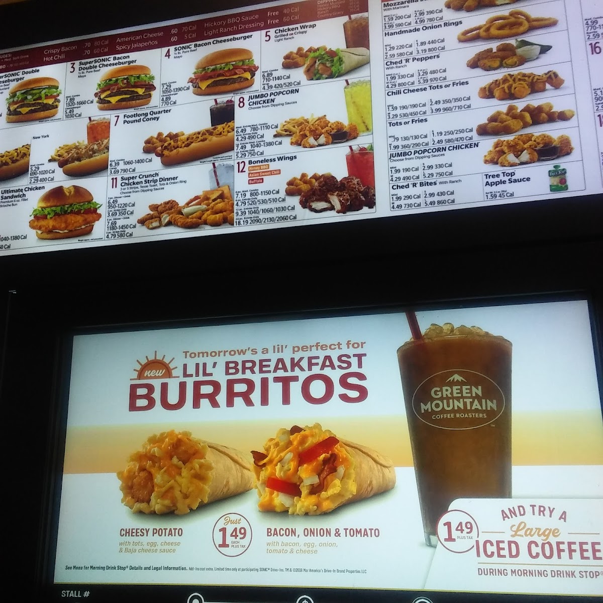 Sonic Drive-In Photo Menu 4