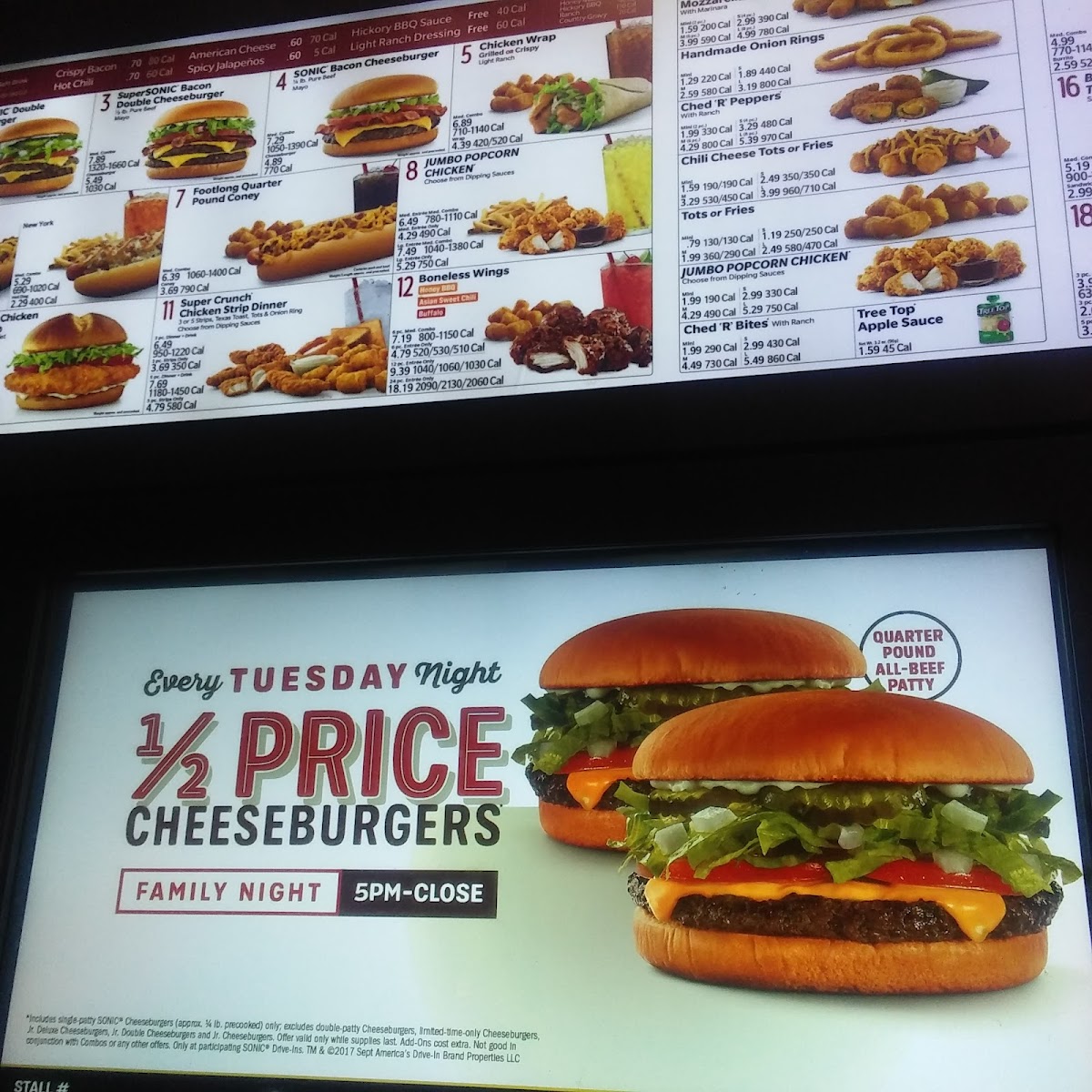 Sonic Drive-In Photo Menu 6