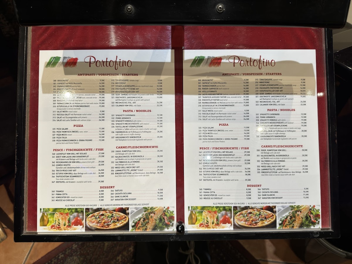 Portofino Photo Menu 9