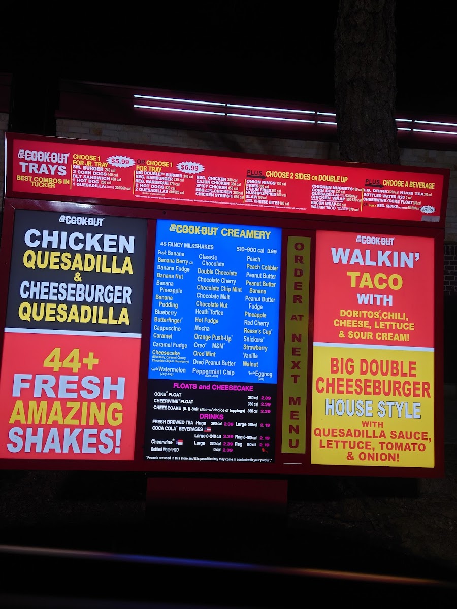 Cook Out Photo Menu 4