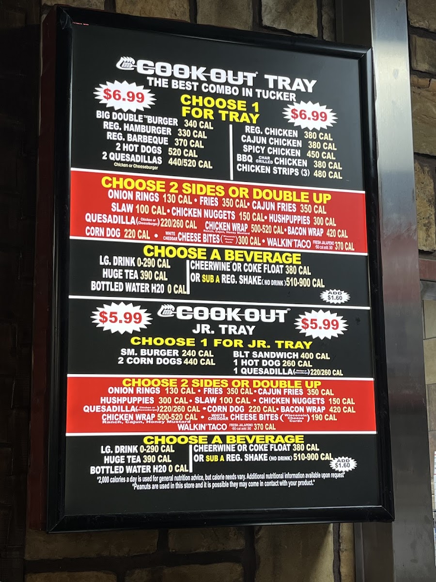 Cook Out Photo Menu 5