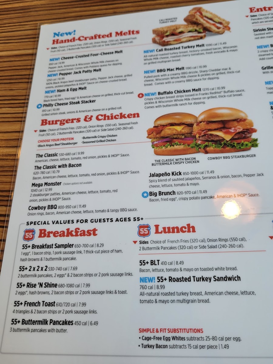 IHOP Photo Menu 1