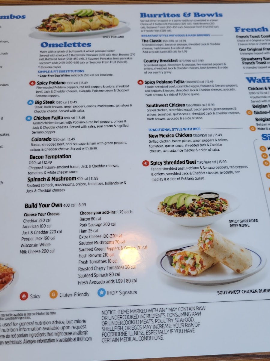 IHOP Photo Menu 3