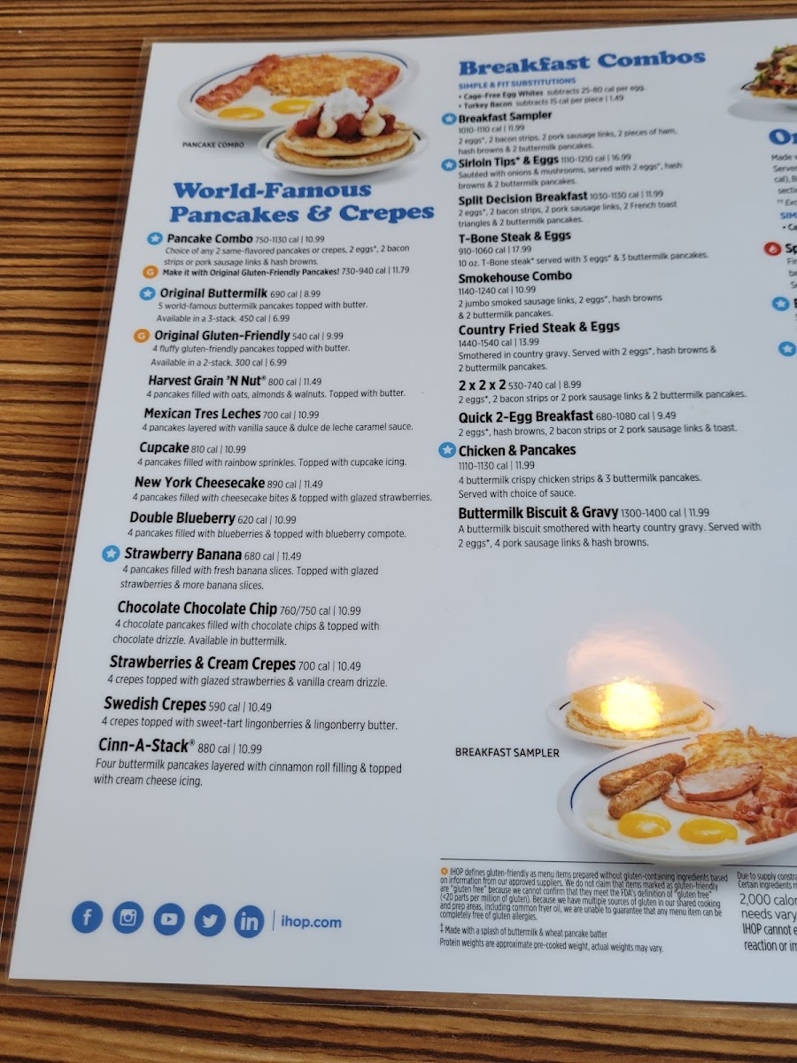 IHOP Photo Menu 5