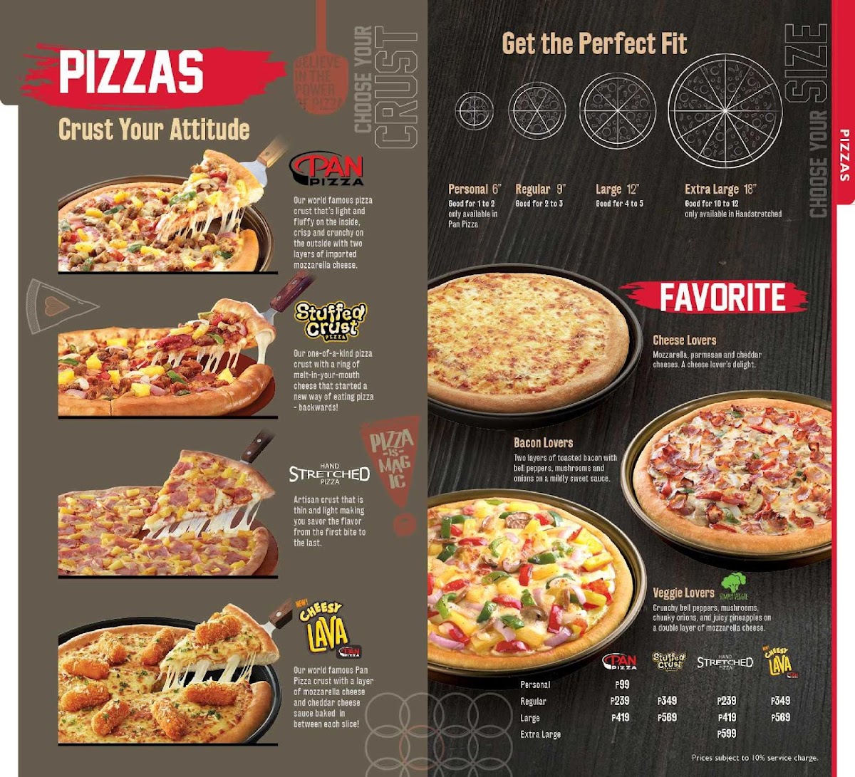 Pizza Hut Photo Menu 1