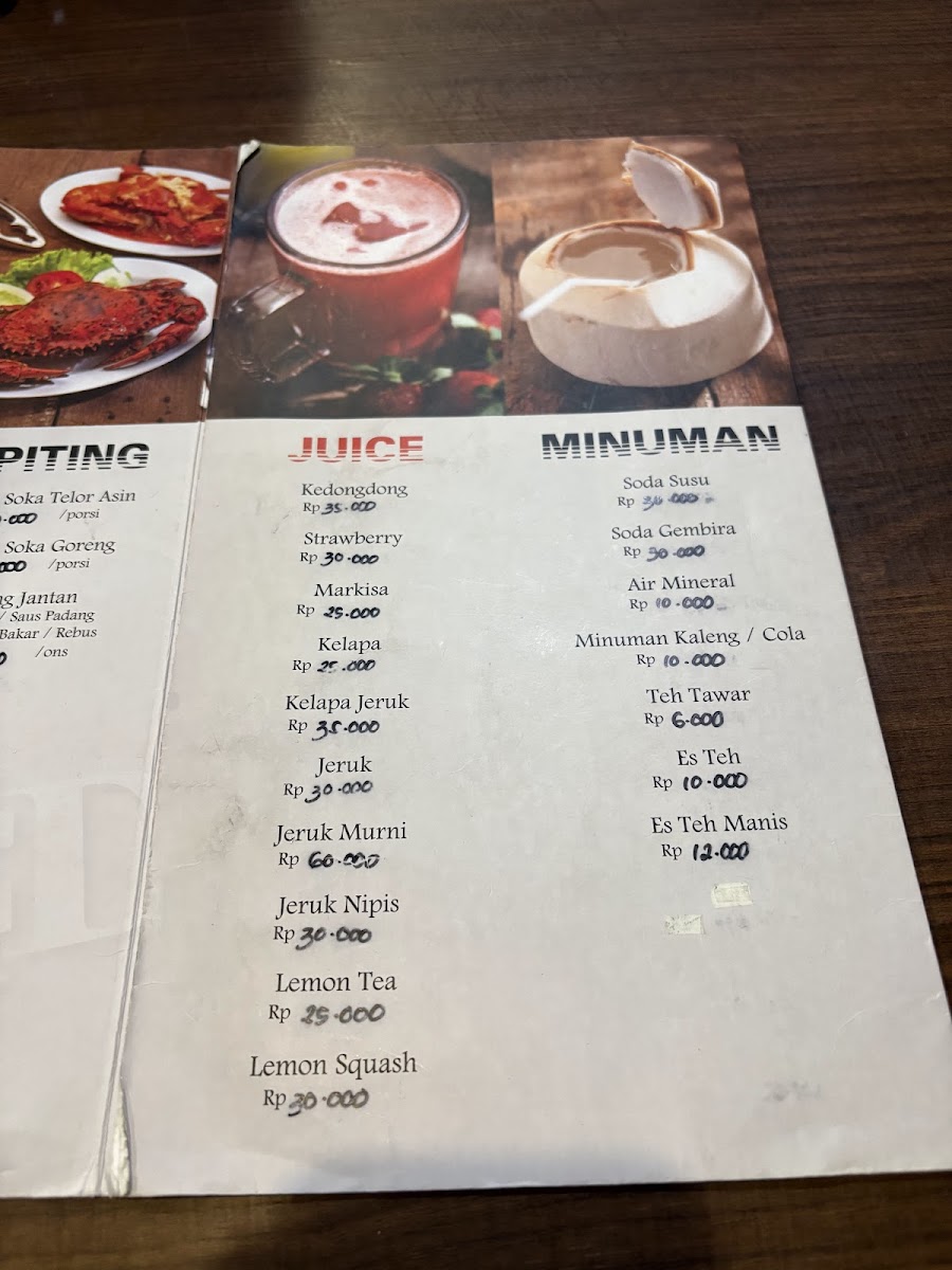 Aroma Dermaga Seafood Photo Menu 10