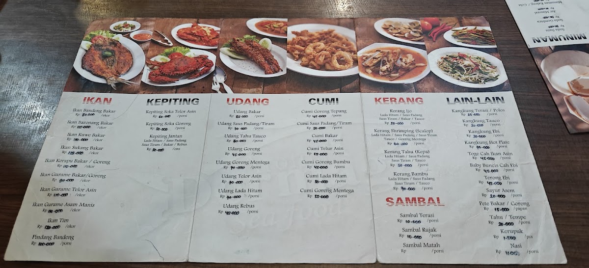 Aroma Dermaga Seafood Photo Menu 5