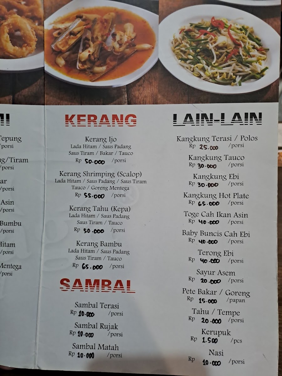 Aroma Dermaga Seafood Photo Menu 6