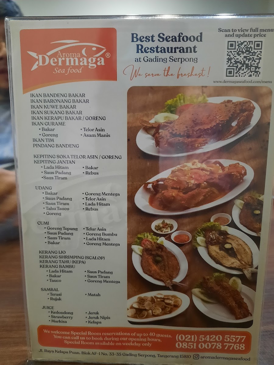 Aroma Dermaga Seafood Photo Menu 7