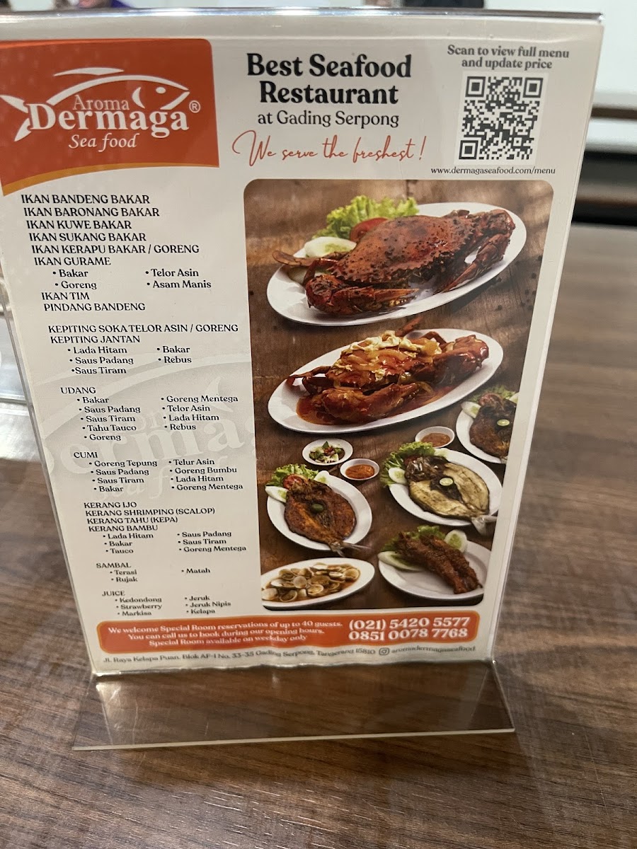 Aroma Dermaga Seafood Photo Menu 8
