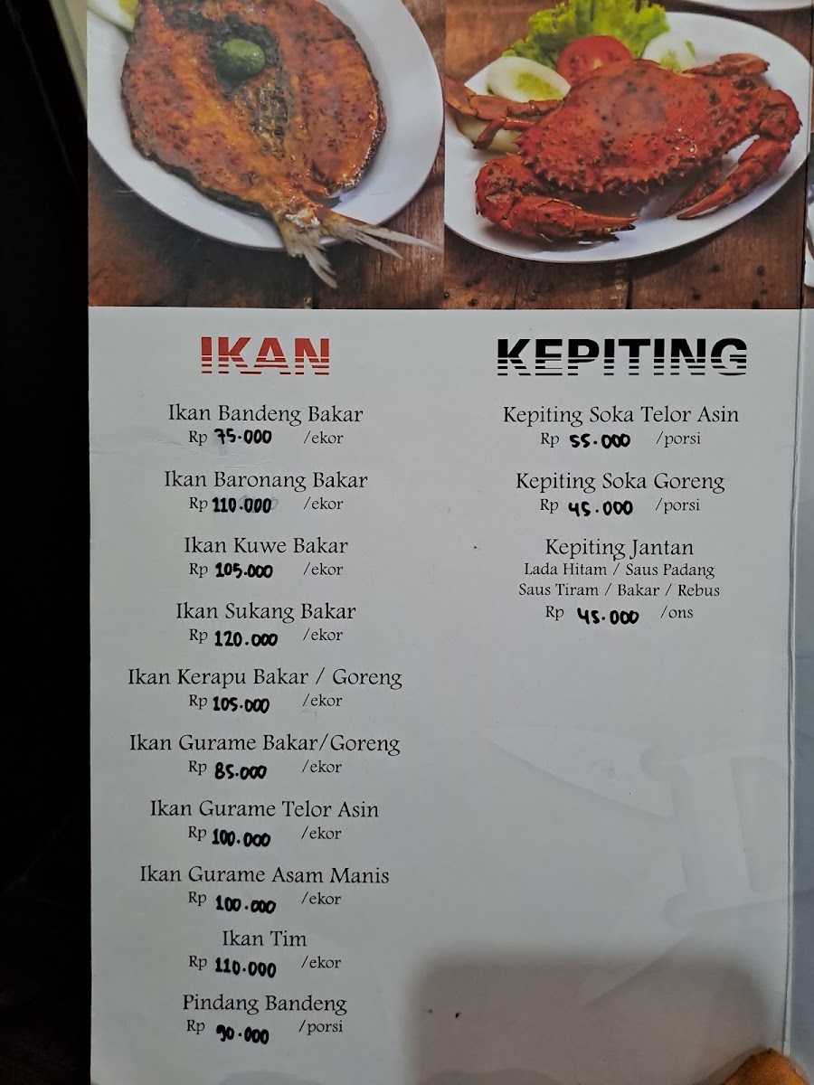 Aroma Dermaga Seafood Photo Menu 9