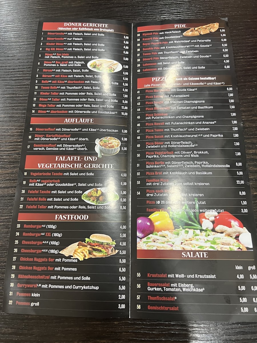 Berlin Döner Photo Menu 3