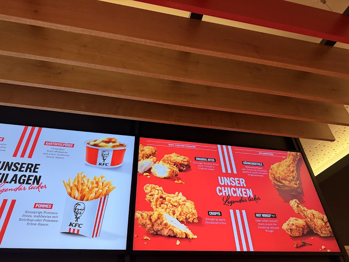 Kentucky Fried Chicken Photo Menu 3