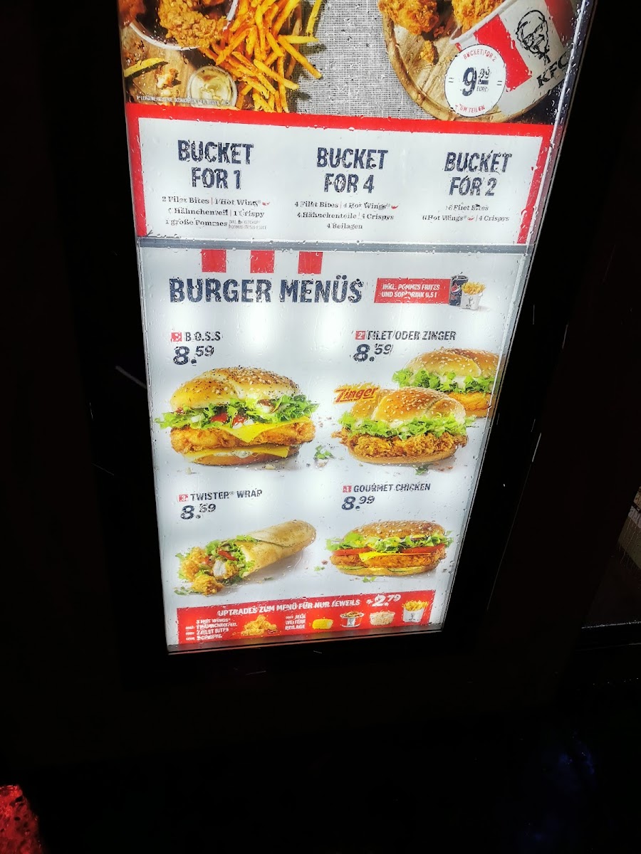 Kentucky Fried Chicken Photo Menu 7