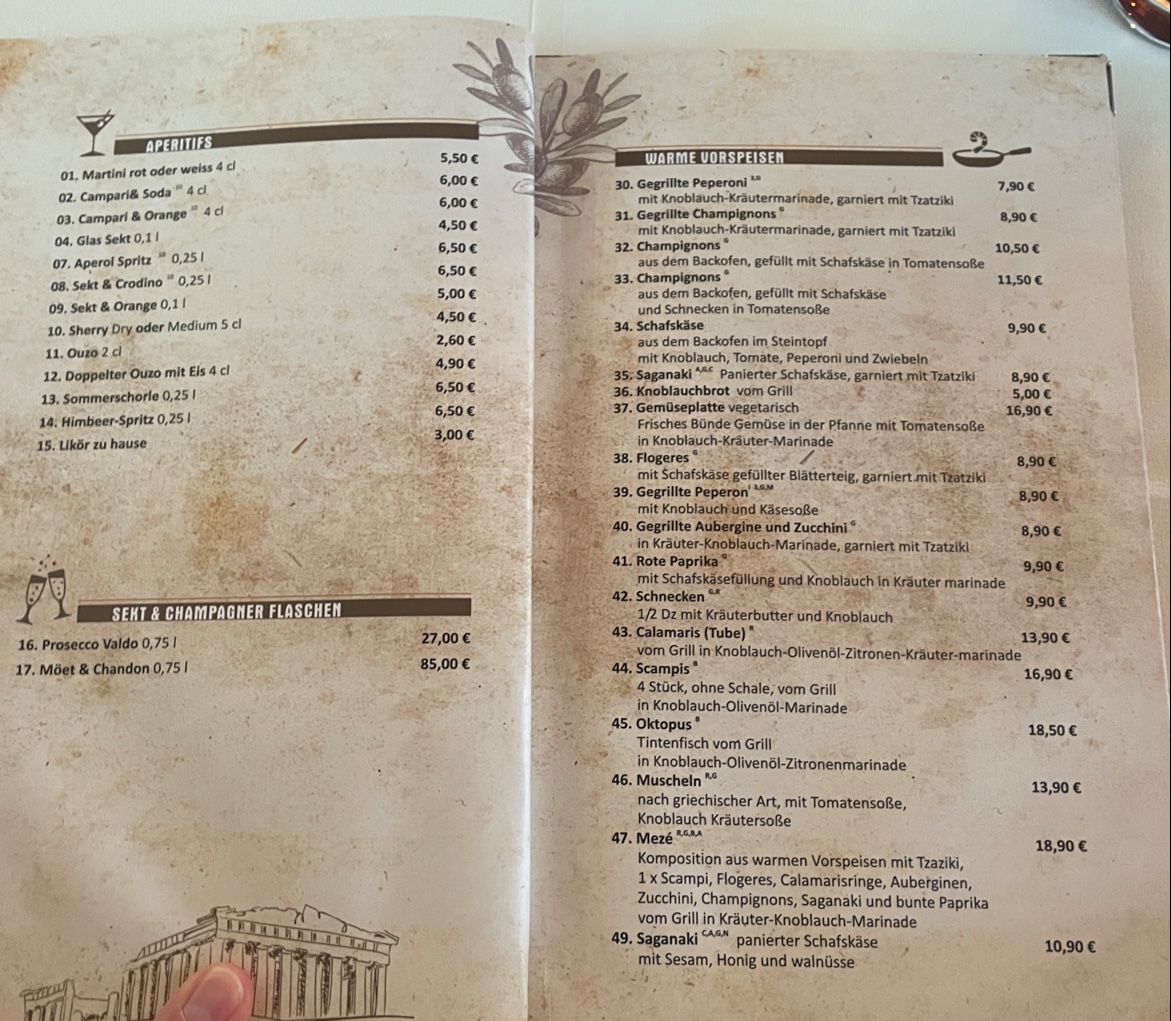 Restaurant Akropolis Photo Menu 3