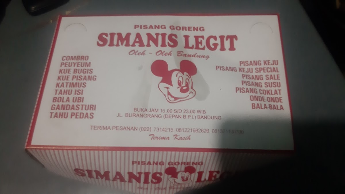 Pisang Goreng Si Manis Legit Photo Menu 1