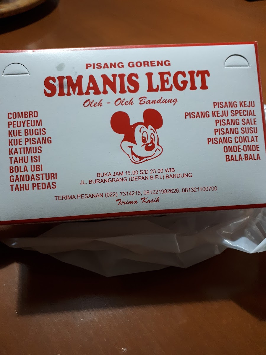 Pisang Goreng Si Manis Legit Photo Menu 4